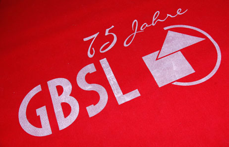 Event 75 Jahre GBSL Lübbecke umgesetzt von Handmade Interactive Werbeagentur: Design, Veranstaltungskonzept, Eventbetreuung, Gala-Abend komplett gestaltet.