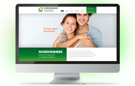 Versicherungsverein auf Gegenseitigkeit, neu gestaltete Webseite in responsivem Webdedesign